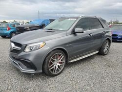 Mercedes-Benz salvage cars for sale: 2017 Mercedes-Benz GLE 63 AMG-S 4matic