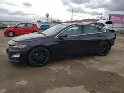 Salvage cars for sale at Chicago Heights, IL auction: 2021 Chevrolet Malibu LT