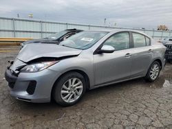 Salvage cars for sale at Dyer, IN auction: 2012 Mazda 3 I