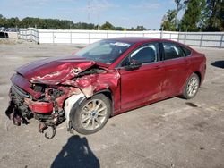 Salvage cars for sale at Dunn, NC auction: 2017 Ford Fusion SE