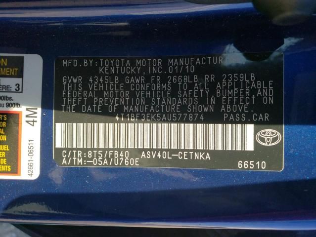 2010 Toyota Camry Base