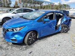 Salvage cars for sale at Spartanburg, SC auction: 2021 Nissan Versa SV