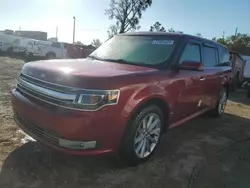 Salvage cars for sale at Riverview, FL auction: 2019 Ford Flex Limited