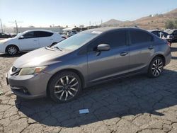 Salvage cars for sale at Colton, CA auction: 2015 Honda Civic EXL