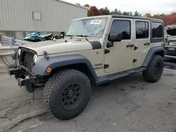 Jeep salvage cars for sale: 2017 Jeep Wrangler Unlimited Sport