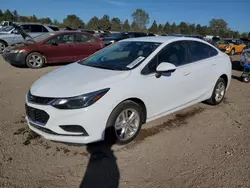 Chevrolet Cruze lt salvage cars for sale: 2017 Chevrolet Cruze LT