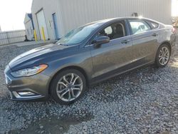 Salvage cars for sale at Tifton, GA auction: 2017 Ford Fusion SE