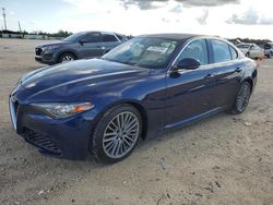 Salvage cars for sale at Arcadia, FL auction: 2017 Alfa Romeo Giulia TI