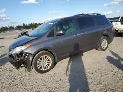 Salvage cars for sale at Lumberton, NC auction: 2017 Toyota Sienna XLE