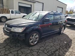 Salvage cars for sale at Woodburn, OR auction: 2014 Dodge Journey SXT