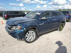 Salvage cars for sale at Houston, TX auction: 2021 Volkswagen Atlas Cross Sport SE