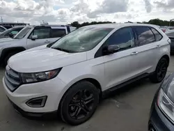 Flood-damaged cars for sale at auction: 2018 Ford Edge SEL