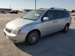 Salvage cars for sale at Grand Prairie, TX auction: 2012 KIA Sedona EX