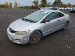 Salvage cars for sale from Copart Montreal Est, QC: 2010 Honda Civic DX-G