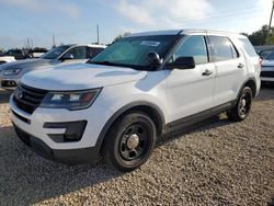 Salvage cars for sale at Arcadia, FL auction: 2016 Ford Explorer Police Interceptor