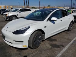 Salvage cars for sale from Copart Van Nuys, CA: 2021 Tesla Model 3