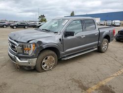 Salvage cars for sale at Woodhaven, MI auction: 2023 Ford F150 Supercrew