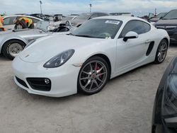 Flood-damaged cars for sale at auction: 2014 Porsche Cayman S