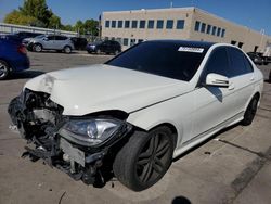 Salvage cars for sale at Littleton, CO auction: 2012 Mercedes-Benz C 300 4matic