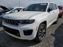 Salvage cars for sale at Riverview, FL auction: 2021 Jeep Grand Cherokee L Overland