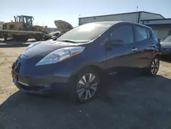 Salvage cars for sale at Mcfarland, WI auction: 2016 Nissan Leaf SV