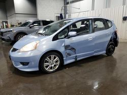 Salvage cars for sale at Ham Lake, MN auction: 2009 Honda FIT Sport