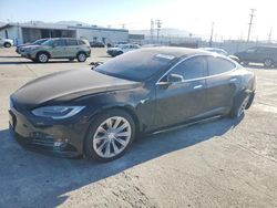 Salvage cars for sale at Sun Valley, CA auction: 2018 Tesla Model S