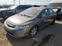 Salvage cars for sale from Copart Elgin, IL: 2008 Honda Civic LX