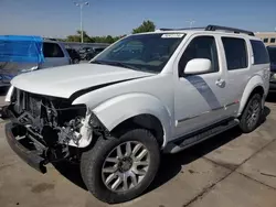 Nissan Vehiculos salvage en venta: 2012 Nissan Pathfinder S