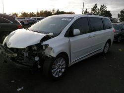 Salvage cars for sale from Copart Denver, CO: 2011 Toyota Sienna XLE