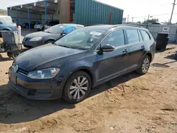 Salvage cars for sale at Colorado Springs, CO auction: 2017 Volkswagen Golf Sportwagen S