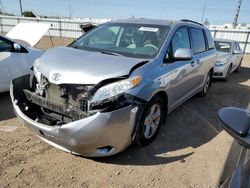 Salvage cars for sale from Copart Elgin, IL: 2012 Toyota Sienna LE