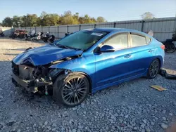 Hyundai Elantra Sport salvage cars for sale: 2018 Hyundai Elantra Sport