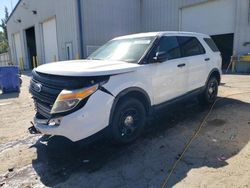 Vehiculos salvage en venta de Copart Savannah, GA: 2013 Ford Explorer Police Interceptor