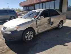 Salvage cars for sale at Fort Wayne, IN auction: 2005 Toyota Camry LE