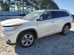 Salvage cars for sale at Loganville, GA auction: 2016 Toyota Highlander Limited