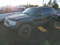 Jeep salvage cars for sale: 2004 Jeep Grand Cherokee Limited