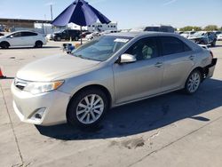 Salvage cars for sale at Grand Prairie, TX auction: 2014 Toyota Camry SE