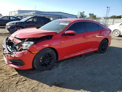 Salvage cars for sale at auction: 2018 Honda Civic LX