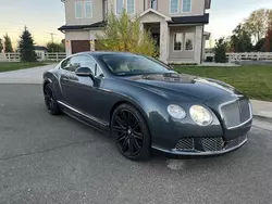 Salvage cars for sale at Littleton, CO auction: 2013 Bentley Continental GT Speed