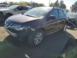 Salvage cars for sale at Denver, CO auction: 2014 Nissan Murano S