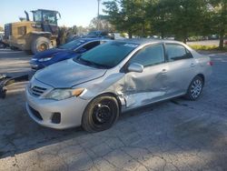 Salvage cars for sale at Lexington, KY auction: 2013 Toyota Corolla Base