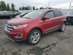 Ford Edge Titanium Vehiculos salvage en venta: 2018 Ford Edge Titanium