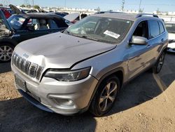 Salvage cars for sale at Elgin, IL auction: 2019 Jeep Cherokee Limited