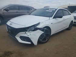 Salvage cars for sale from Copart Brighton, CO: 2021 Hyundai Elantra N Line