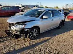 Salvage cars for sale at Elgin, IL auction: 2016 Nissan Sentra S