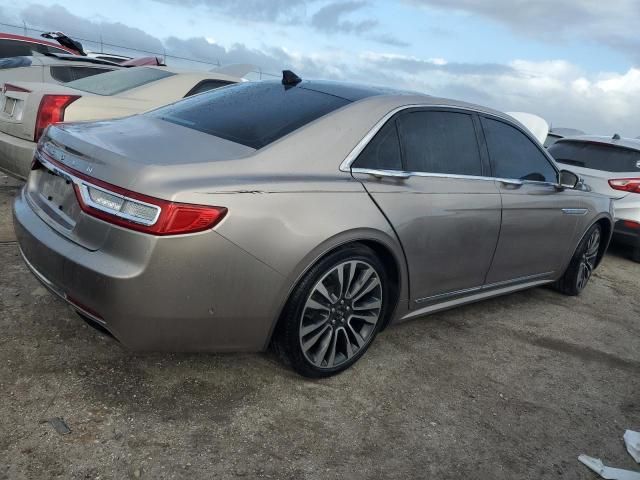 2019 Lincoln Continental Reserve