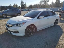 Honda salvage cars for sale: 2017 Honda Accord Sport Special Edition