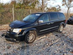 Salvage cars for sale at Cicero, IN auction: 2015 Chrysler Town & Country Touring L