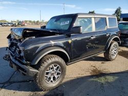 Salvage cars for sale at Woodhaven, MI auction: 2024 Ford Bronco Badlands